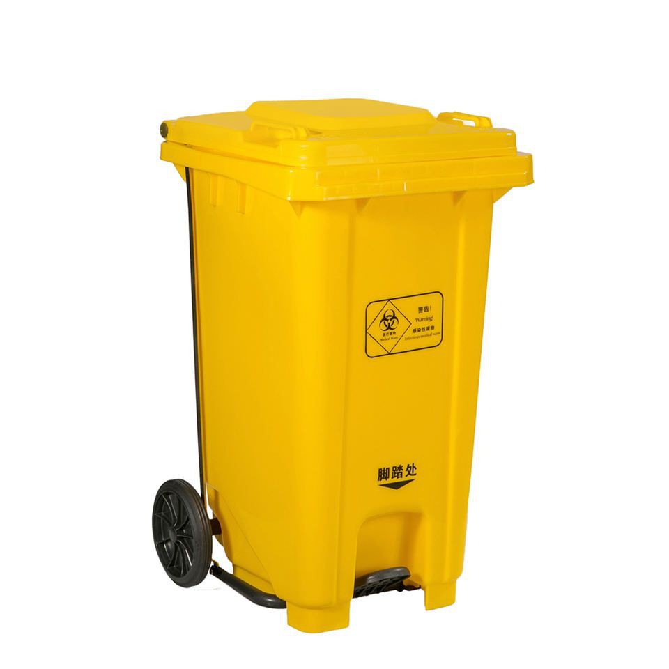 240L Wheels Outdoor Plastic Garbage Container