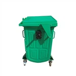 As lixeiras industriais de 770 litros são resistentes aos raios UV?