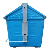 Qual é a capacidade de carga de uma lixeira galvanizada?